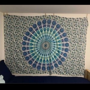 Blue Wall Tapestry